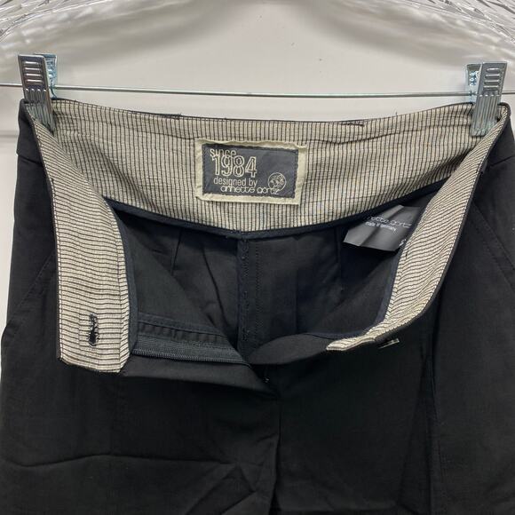 Annette Gortz Women's EUR 38 US 4 Wool‎ Blend Slacks Trousers Black Dress Pants - Picture 3 of 9